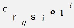 type the displayed letters in the input field